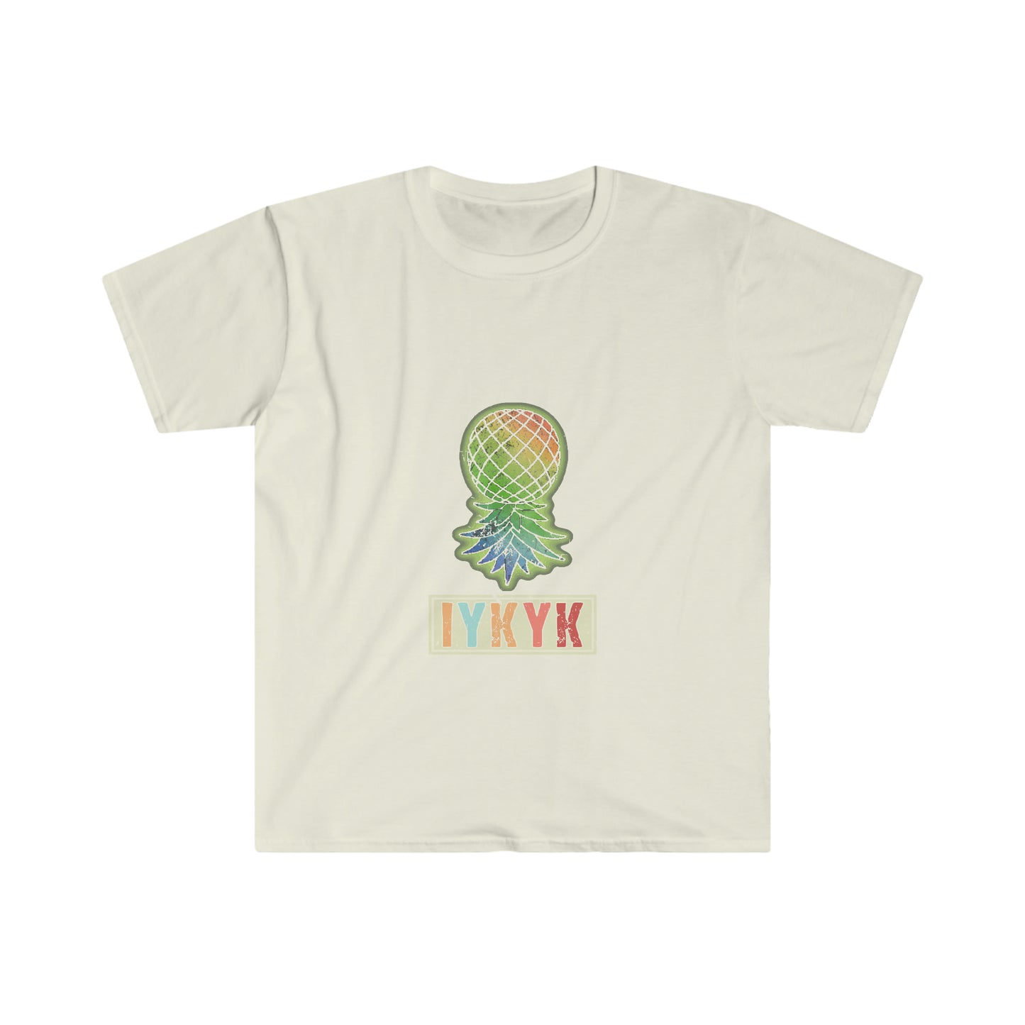 IYKYK Upside Down Pineapple Unisex Softstyle T-Shirt
