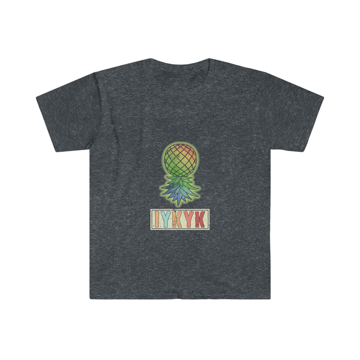 IYKYK Upside Down Pineapple Unisex Softstyle T-Shirt