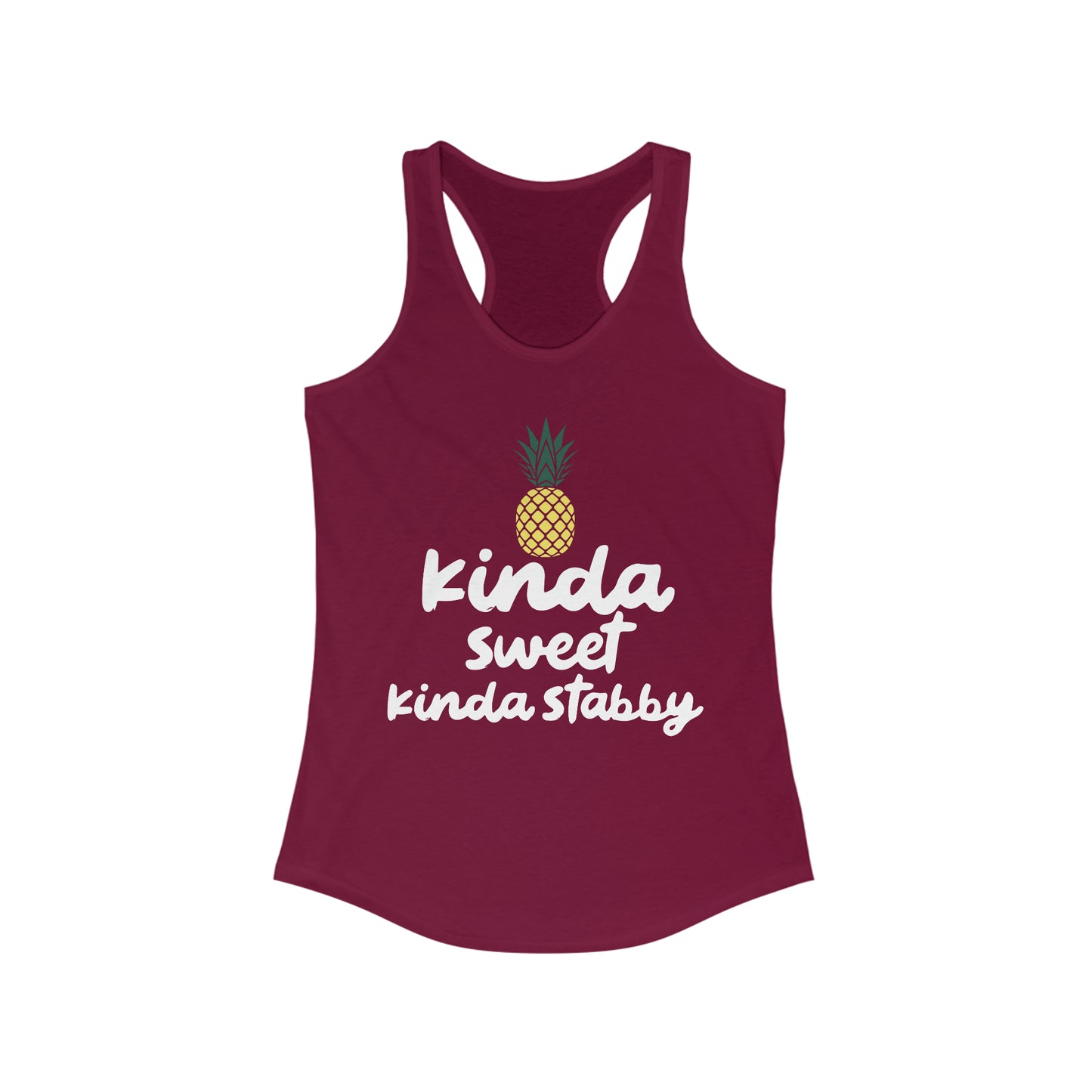 Kinda Sweet Kinda Stabby Tank for fitness gym & every day wear
