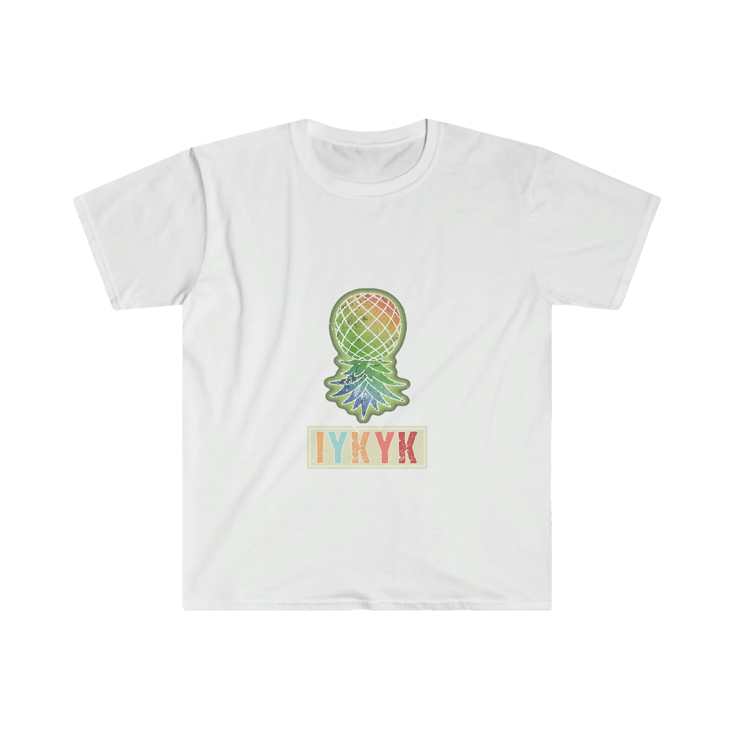 IYKYK Upside Down Pineapple Unisex Softstyle T-Shirt