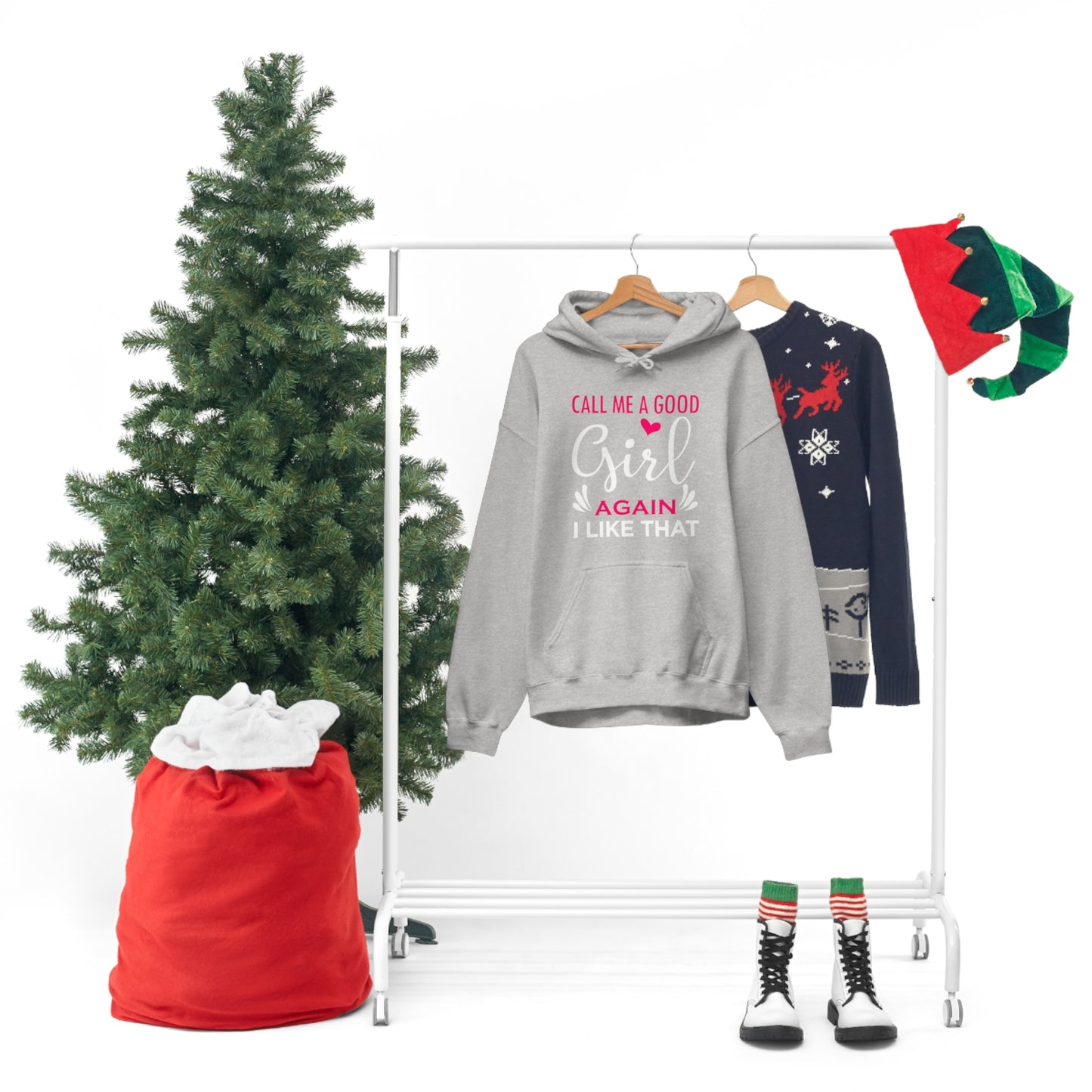 Call Me A Good Girl Again I Like That Unisex Heavy Blend™ Hooded Sweatshirt
