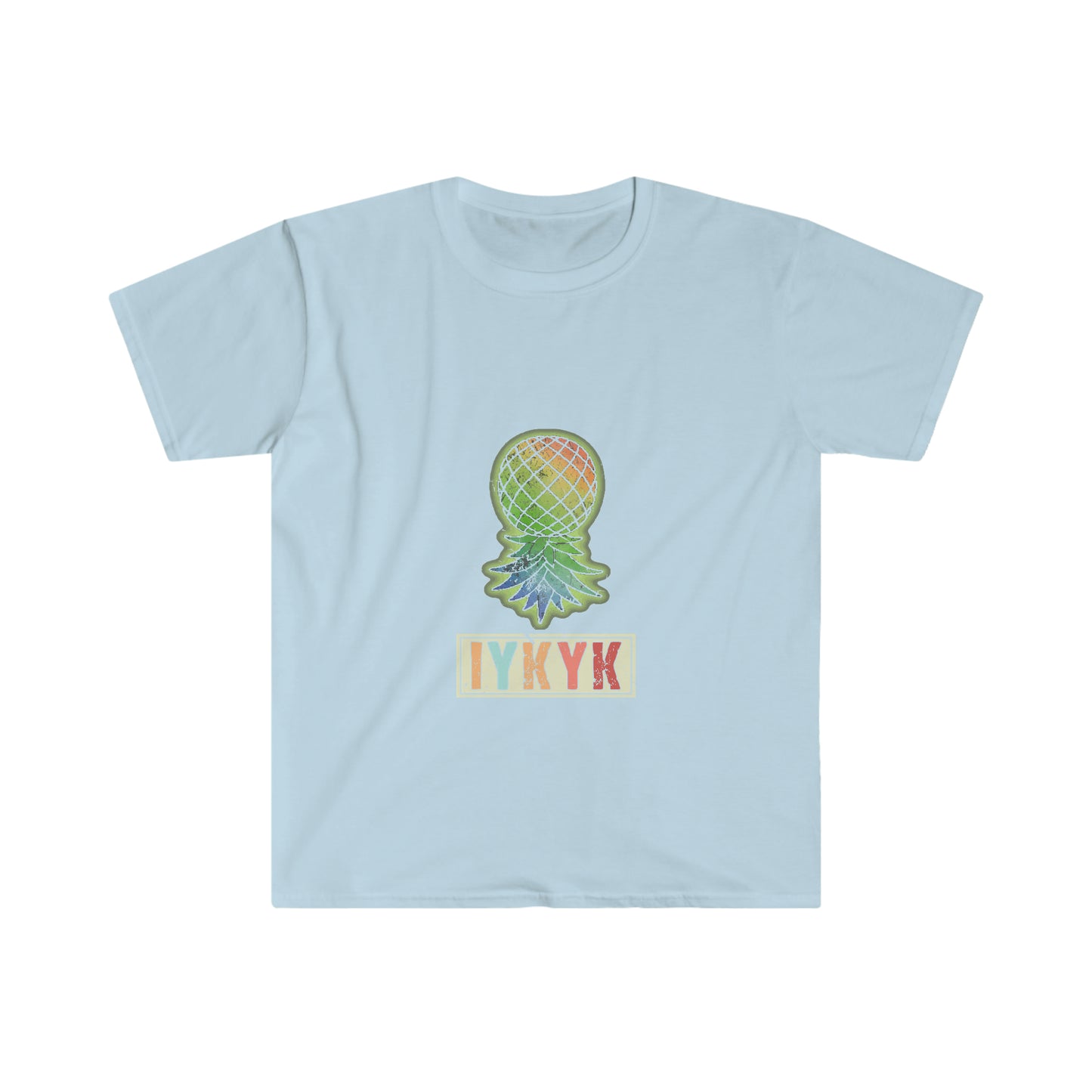 IYKYK Upside Down Pineapple Unisex Softstyle T-Shirt