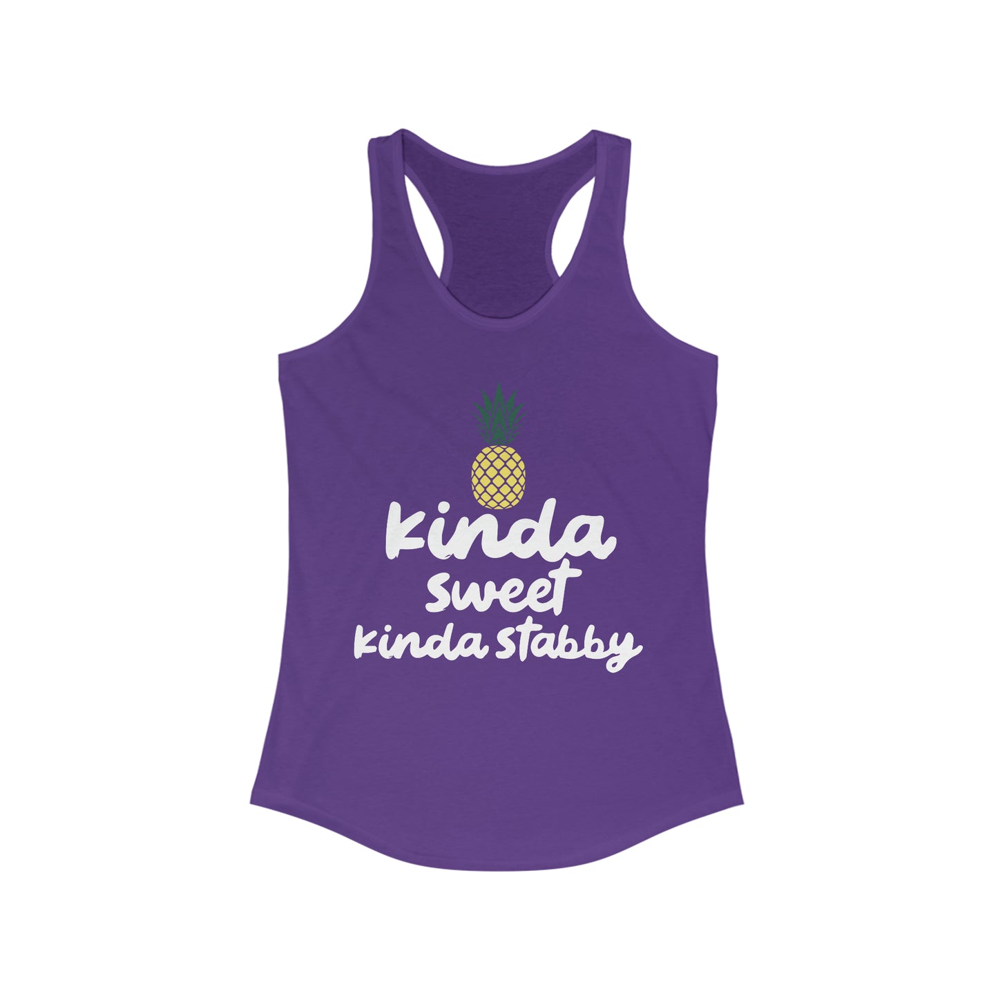 Kinda Sweet Kinda Stabby Tank for fitness gym & every day wear