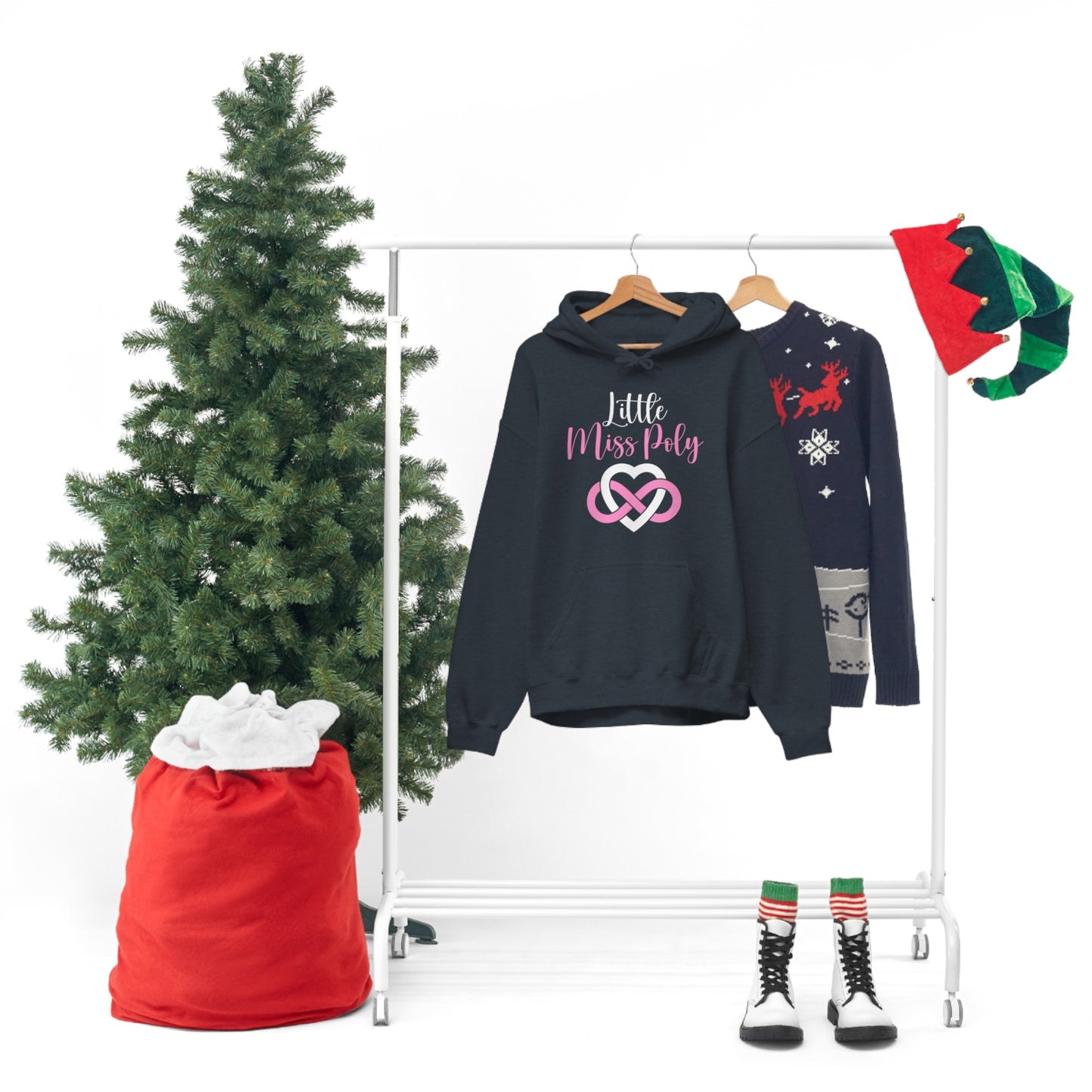 Little Miss Poly Unisex Heavy Blend™ Hooded Sweatshirt