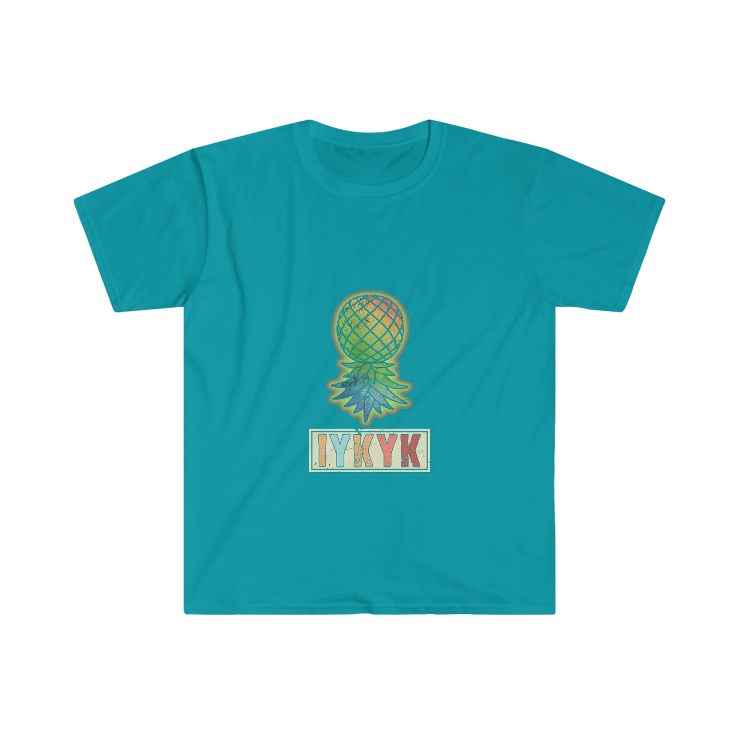 IYKYK Upside Down Pineapple Unisex Softstyle T-Shirt