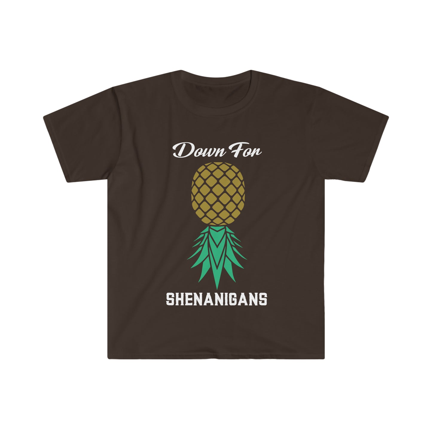 Down For Shenanigans Unisex Softstyle T-Shirt