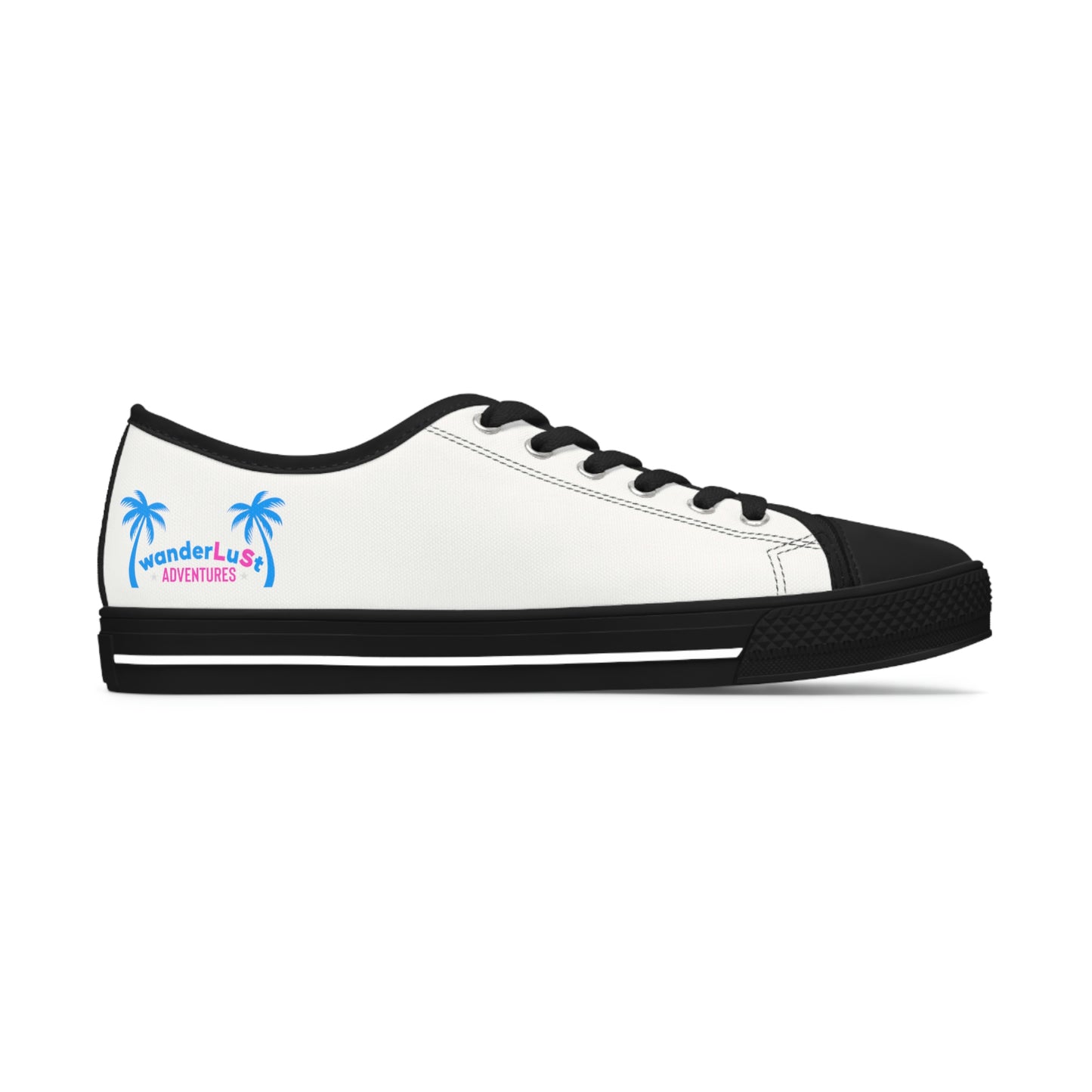 wanderLuSt ADVENTURES White Women's Low Top Sneakers