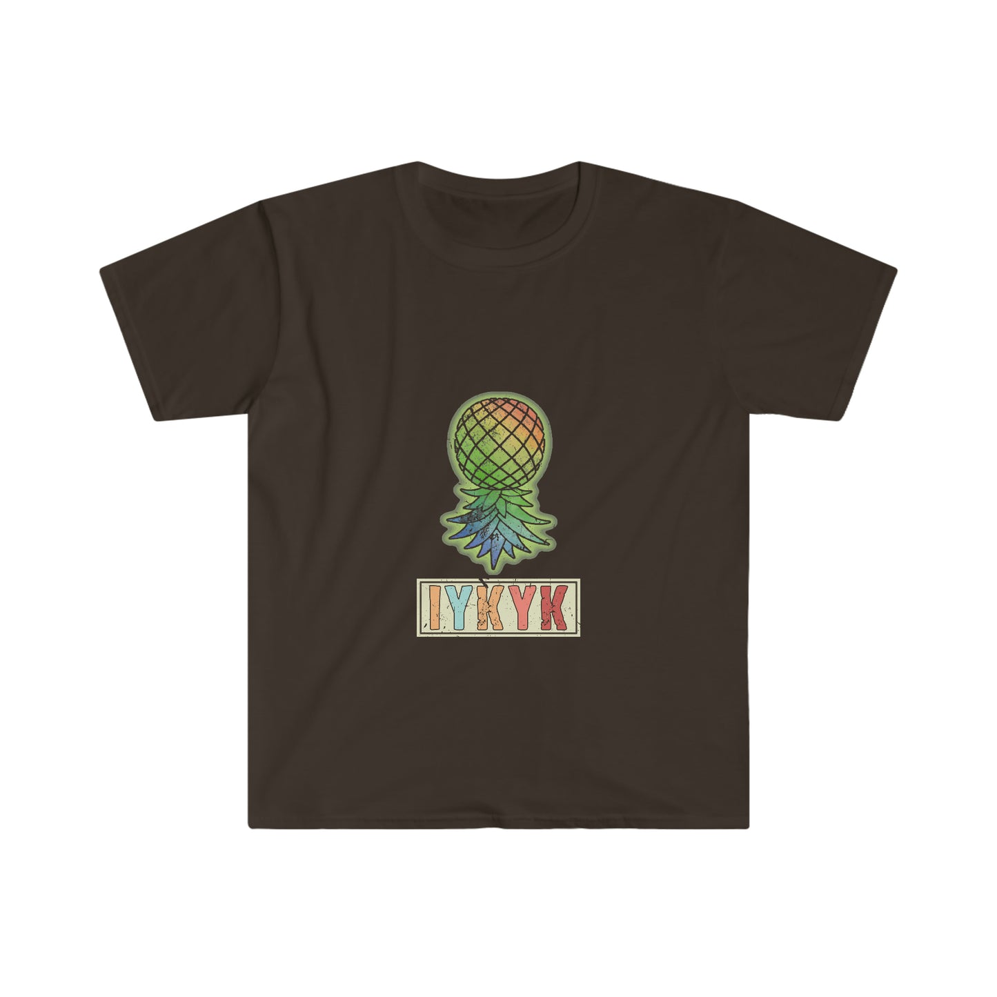 IYKYK Upside Down Pineapple Unisex Softstyle T-Shirt