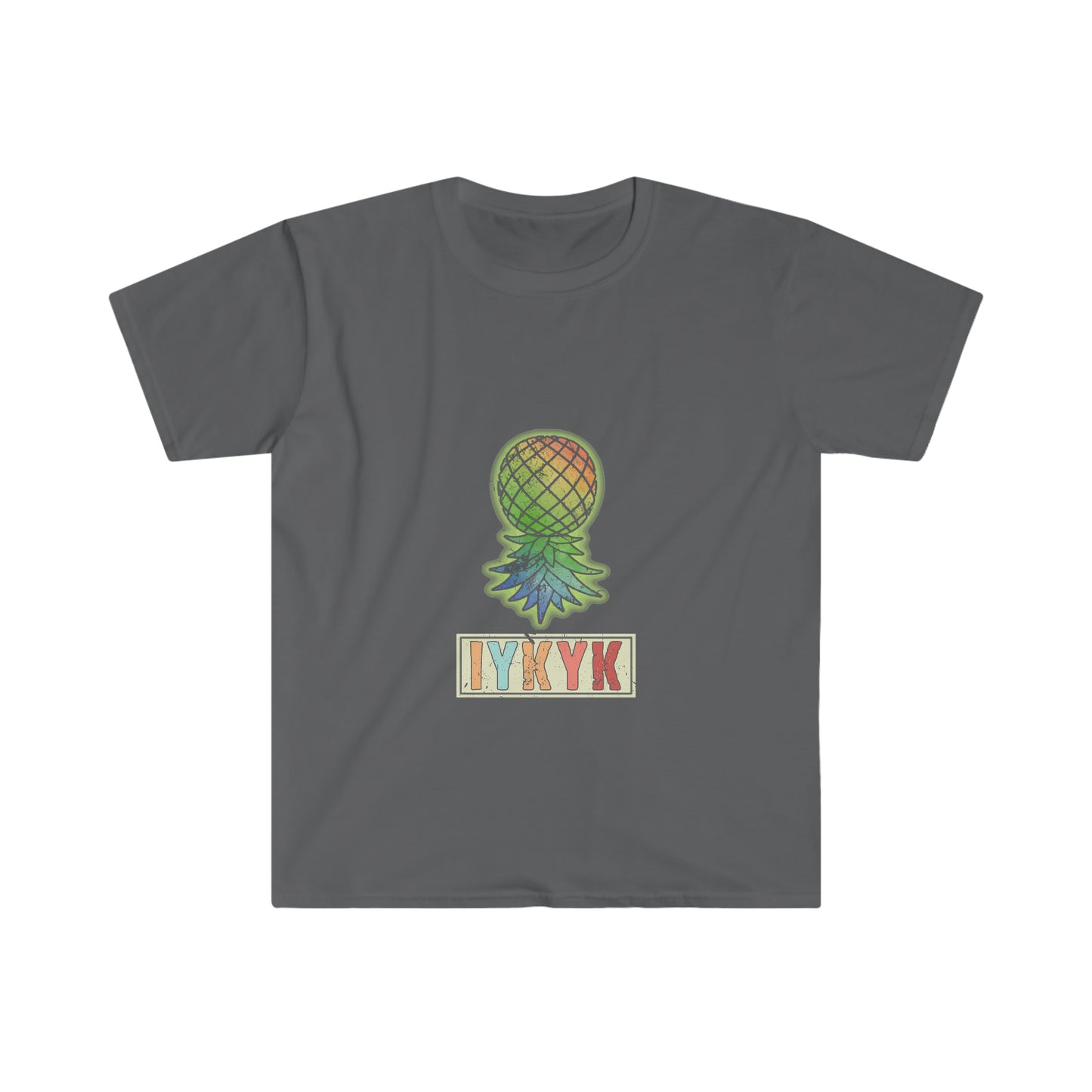 IYKYK Upside Down Pineapple Unisex Softstyle T-Shirt