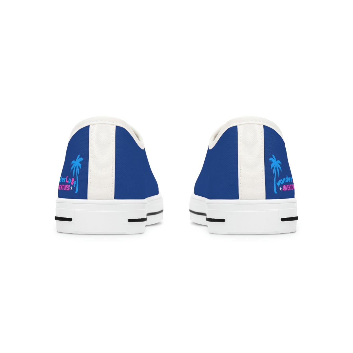 wanderLuSt ADVENTURES Blue Women's Low Top Sneakers