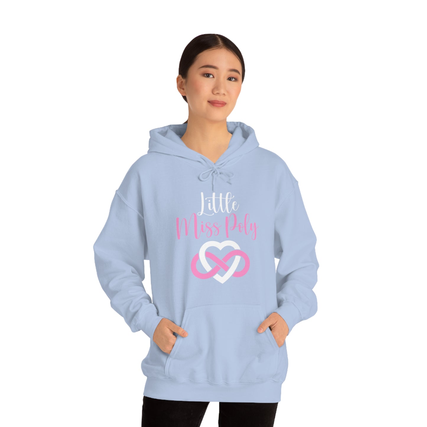 Little Miss Poly Unisex Heavy Blend™ Hooded Sweatshirt