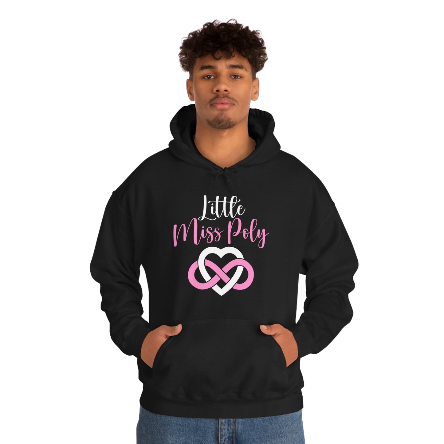 Little Miss Poly Unisex Heavy Blend™ Hooded Sweatshirt