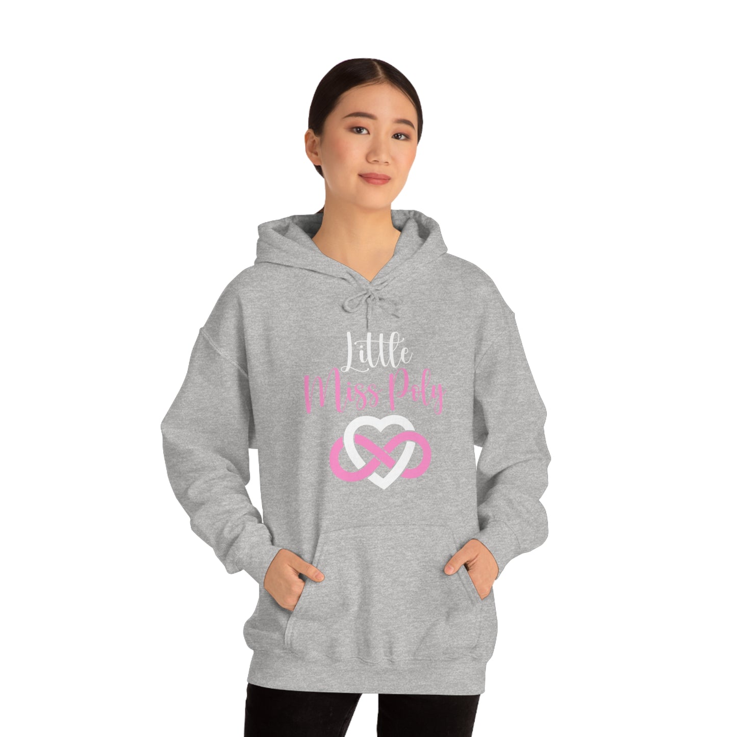 Little Miss Poly Unisex Heavy Blend™ Hooded Sweatshirt