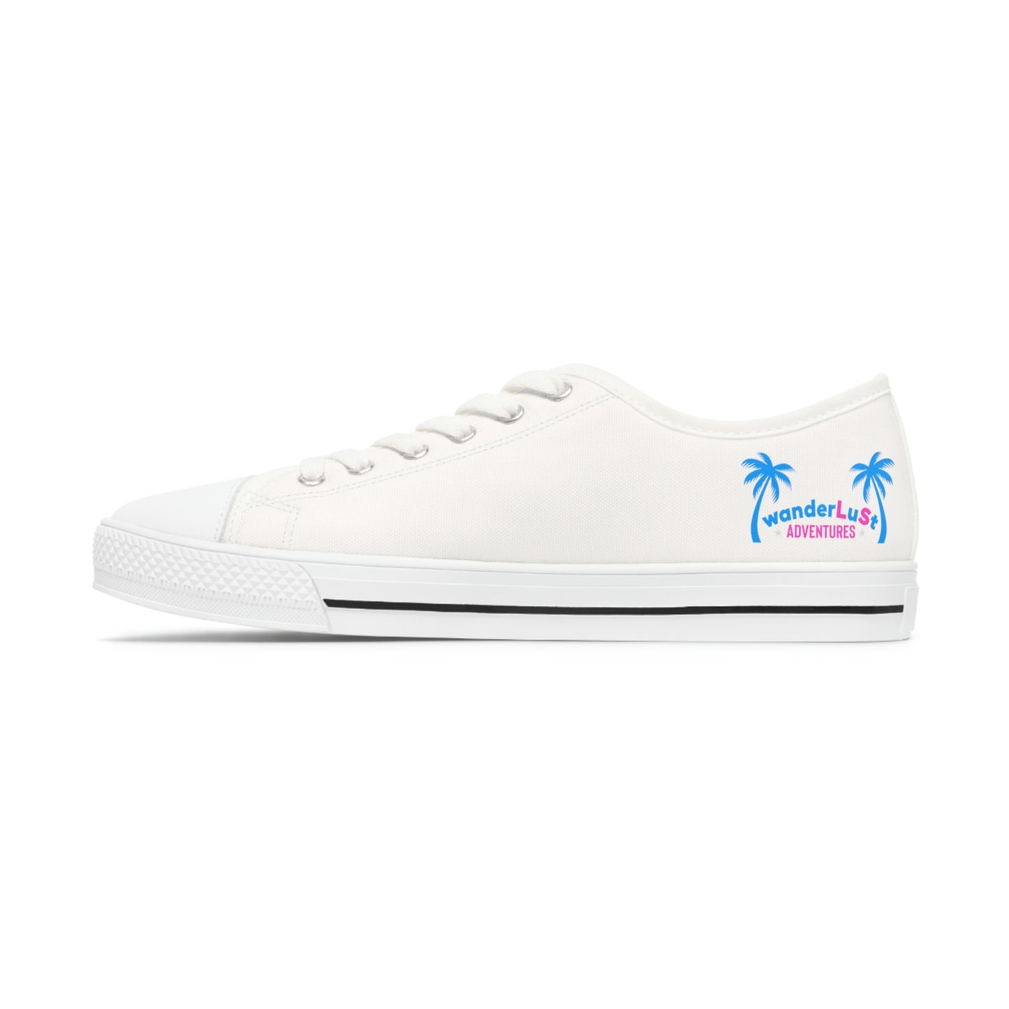 wanderLuSt ADVENTURES White Women's Low Top Sneakers