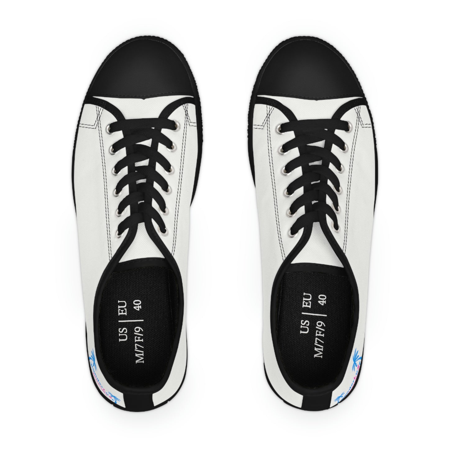 wanderLuSt ADVENTURES White Women's Low Top Sneakers