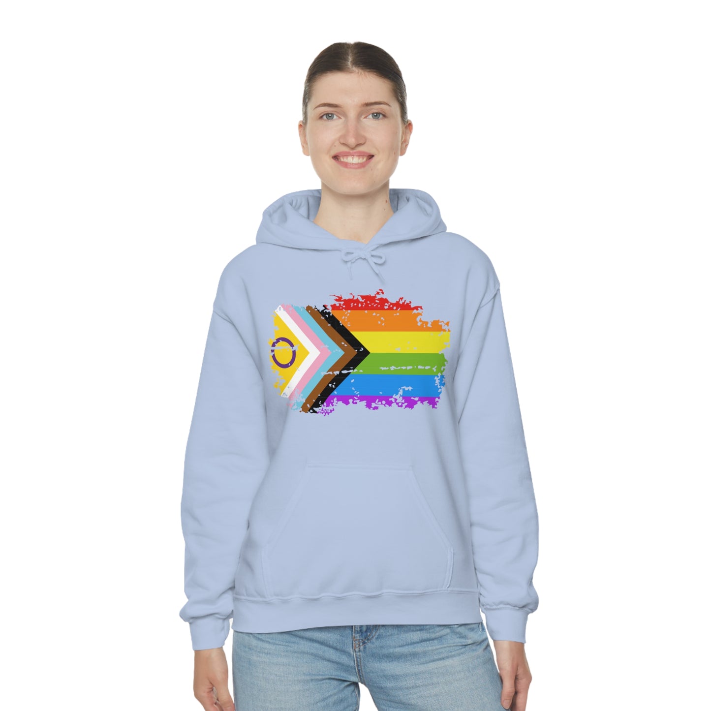 LGBT Pride Flag Unisex Heavy Blend™ Hooded Sweatshirt