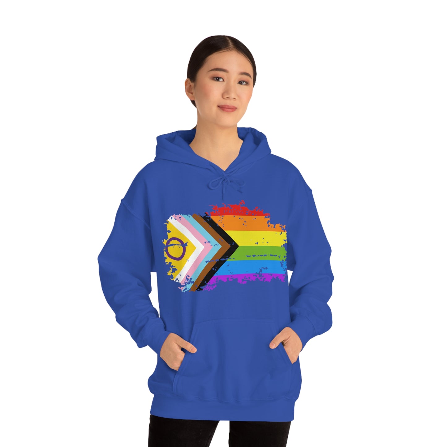 LGBT Pride Flag Unisex Heavy Blend™ Hooded Sweatshirt