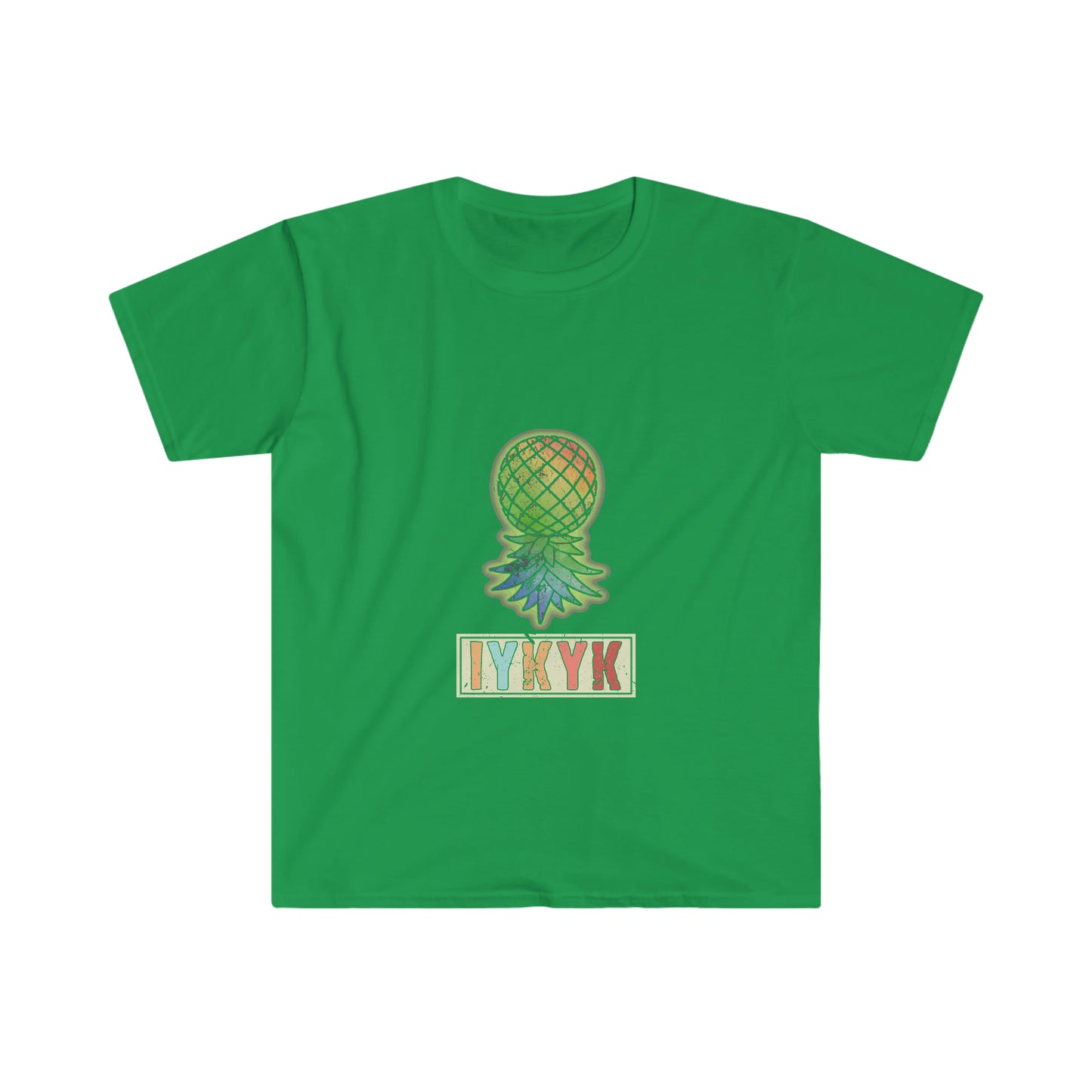 IYKYK Upside Down Pineapple Unisex Softstyle T-Shirt