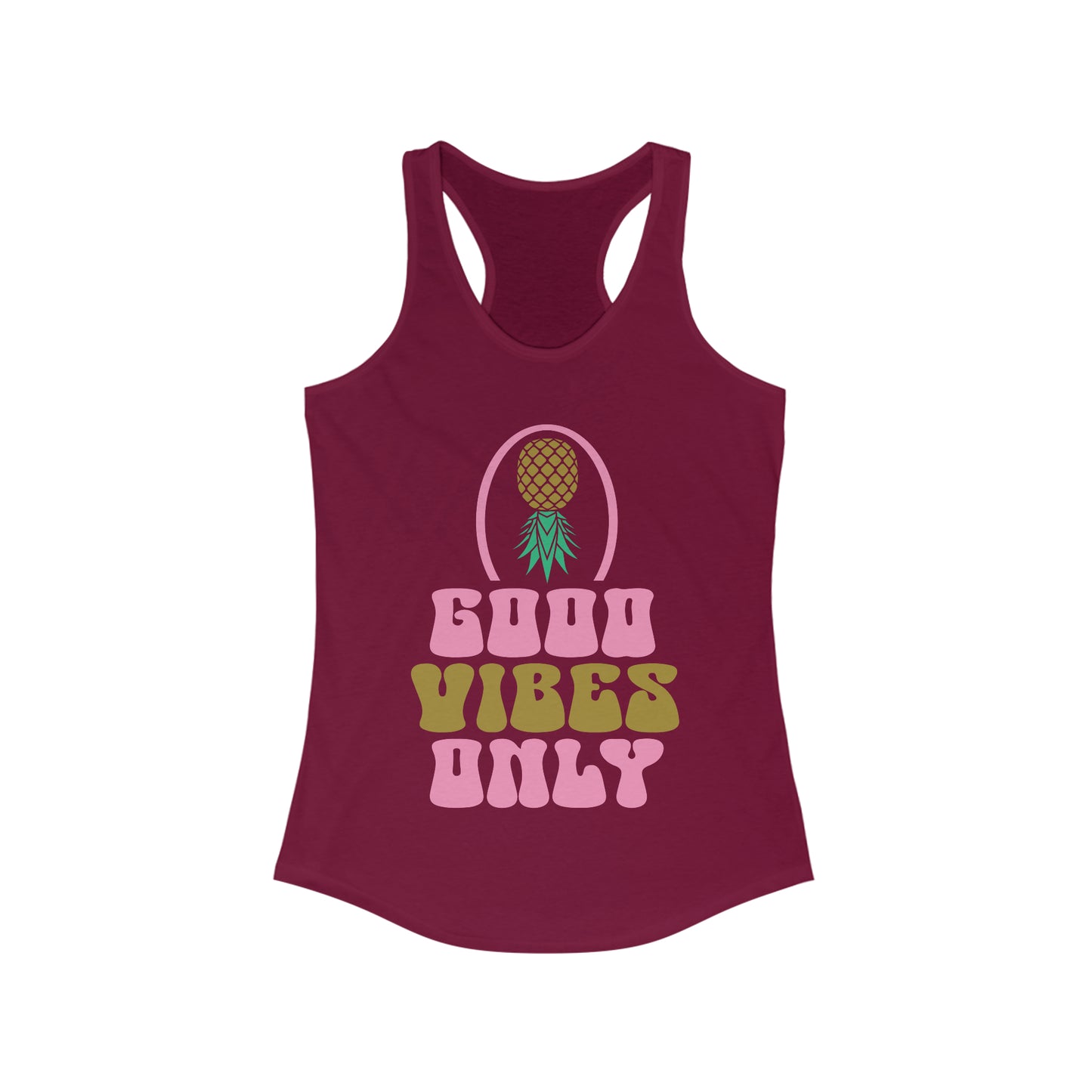 Good Vibes Only Tank for fitness gym & every day wear