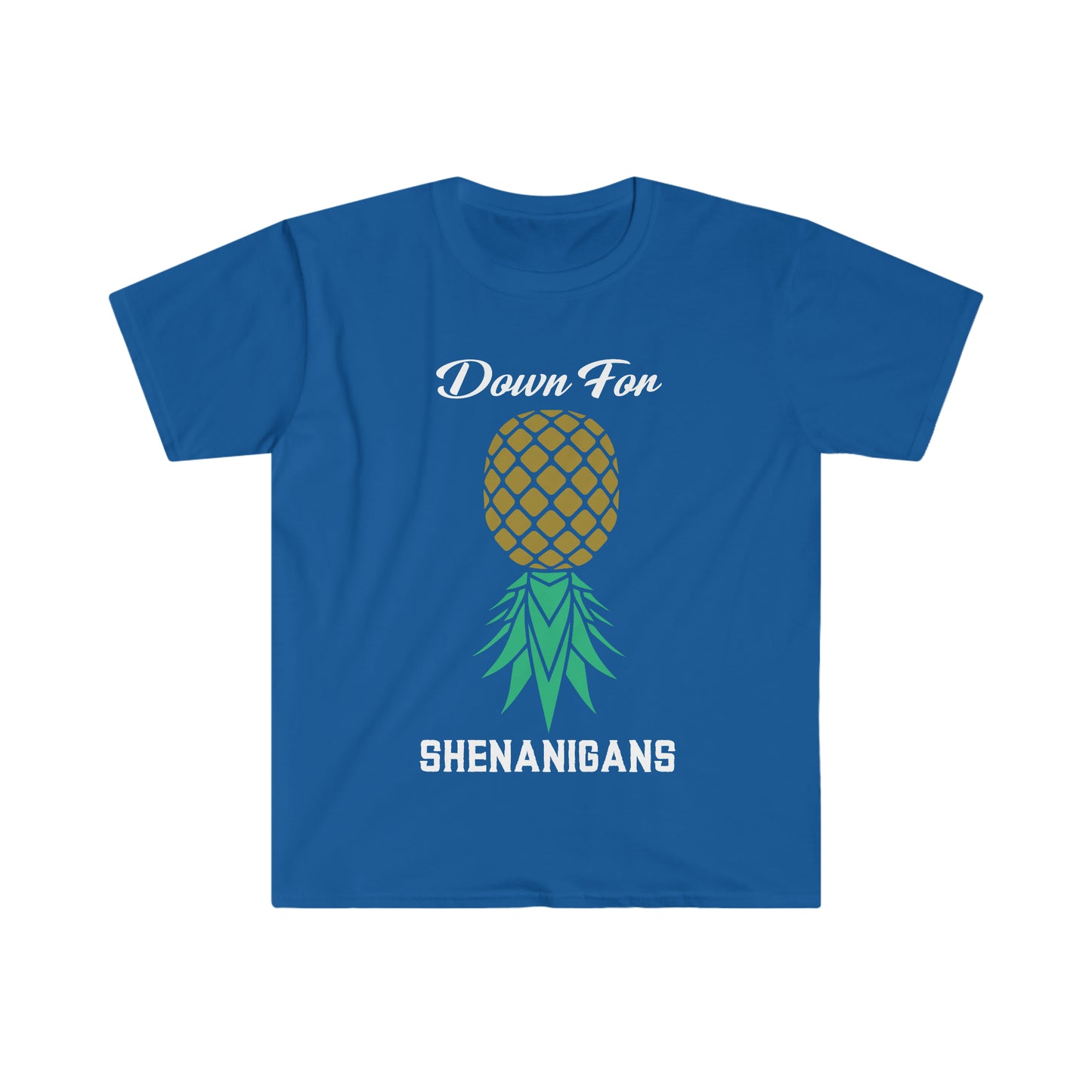 Down For Shenanigans Unisex Softstyle T-Shirt