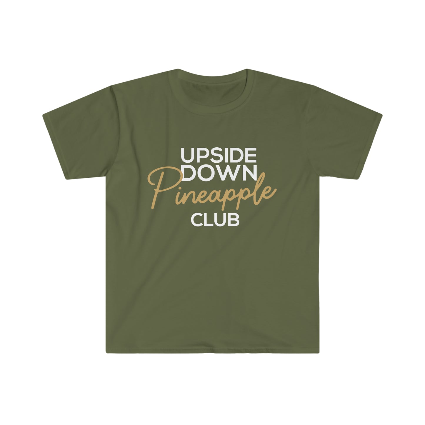 Upside Down Pineapple Club Unisex Softstyle T-Shirt