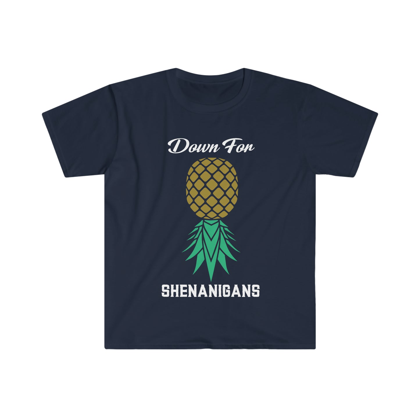 Down For Shenanigans Unisex Softstyle T-Shirt