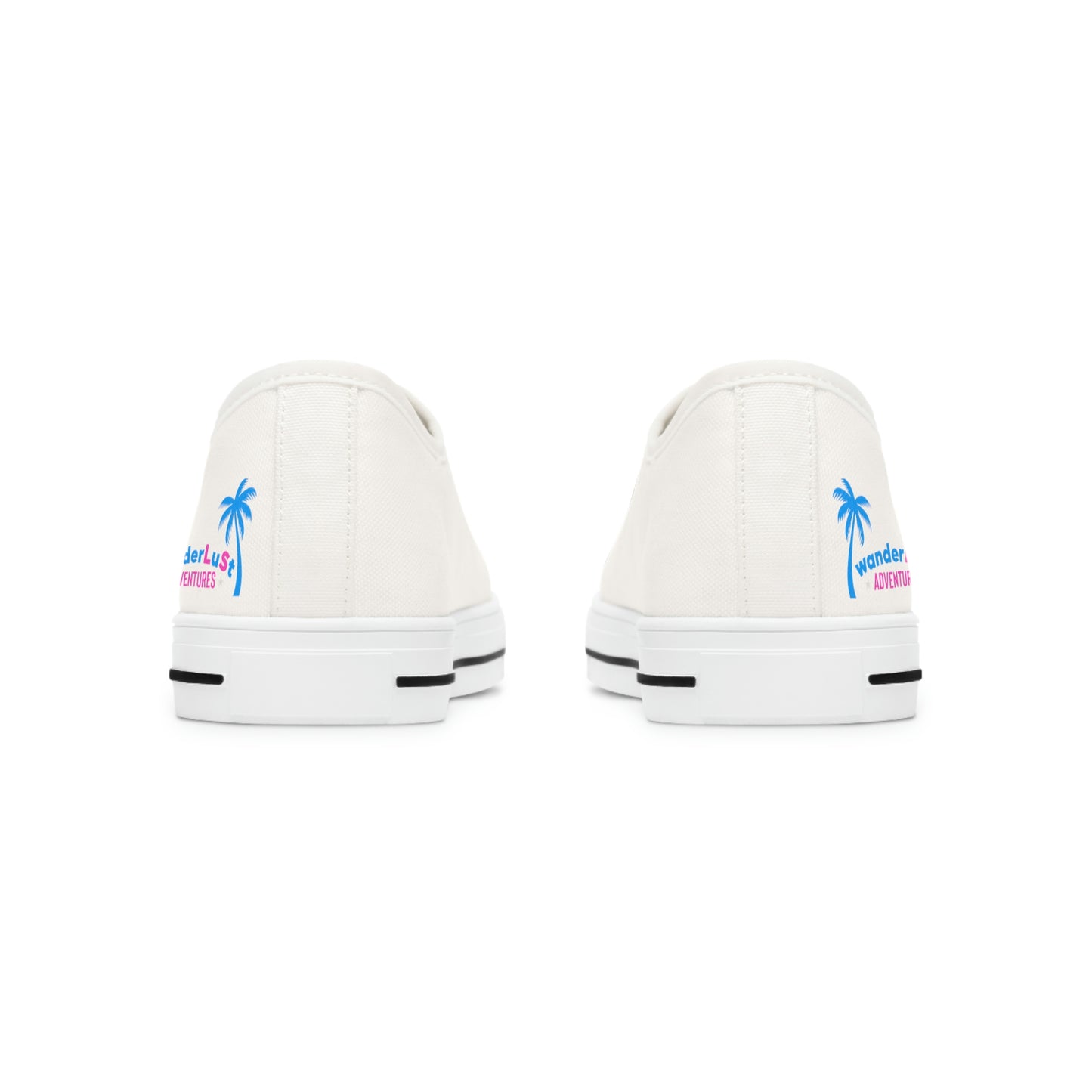 wanderLuSt ADVENTURES White Women's Low Top Sneakers