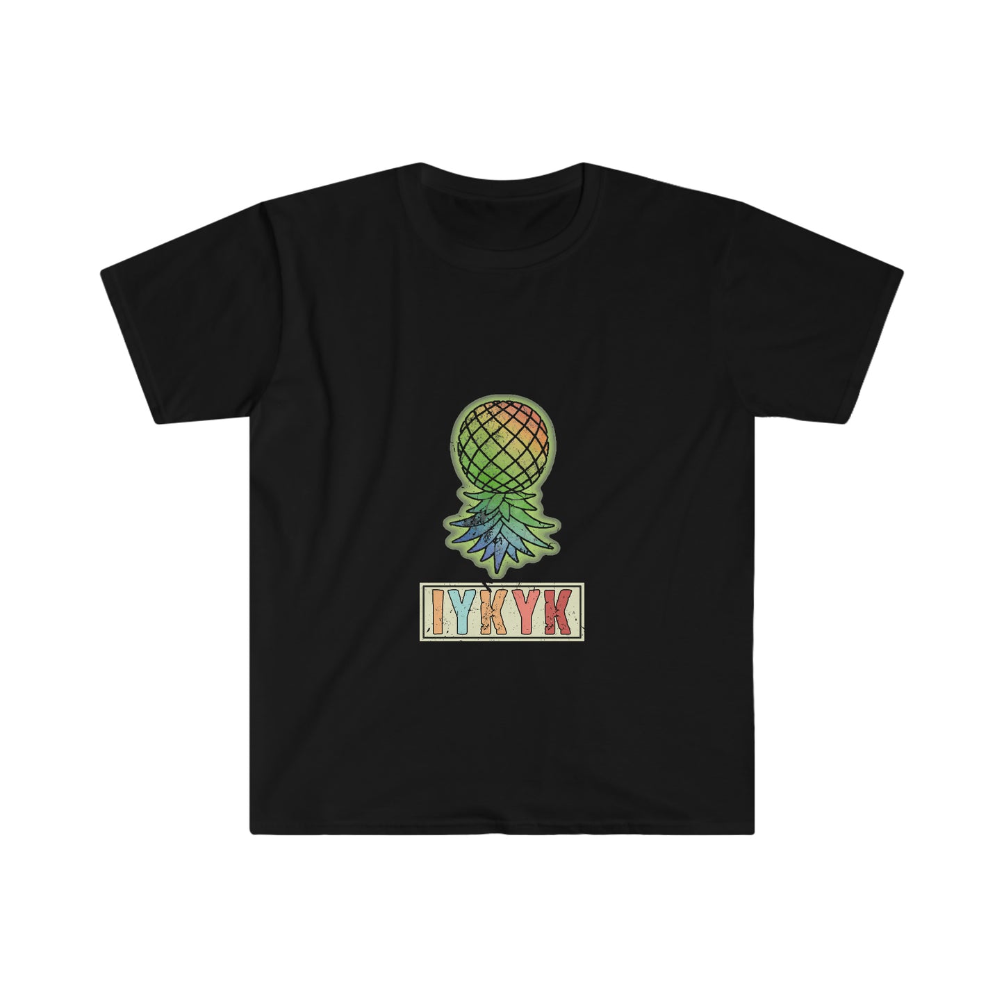 IYKYK Upside Down Pineapple Unisex Softstyle T-Shirt