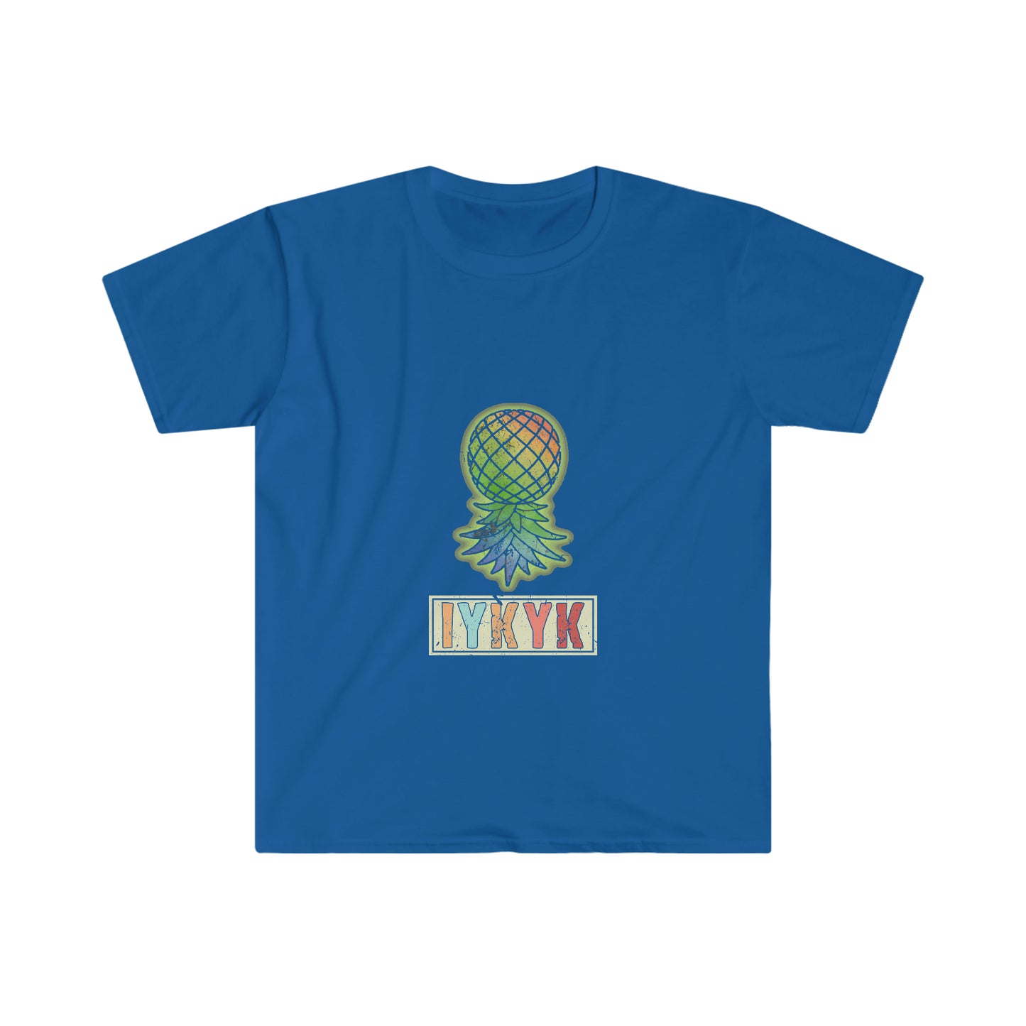 IYKYK Upside Down Pineapple Unisex Softstyle T-Shirt
