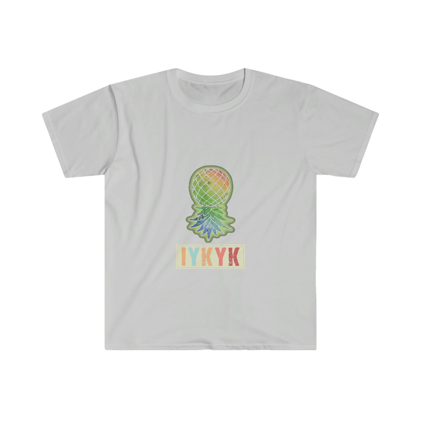 IYKYK Upside Down Pineapple Unisex Softstyle T-Shirt
