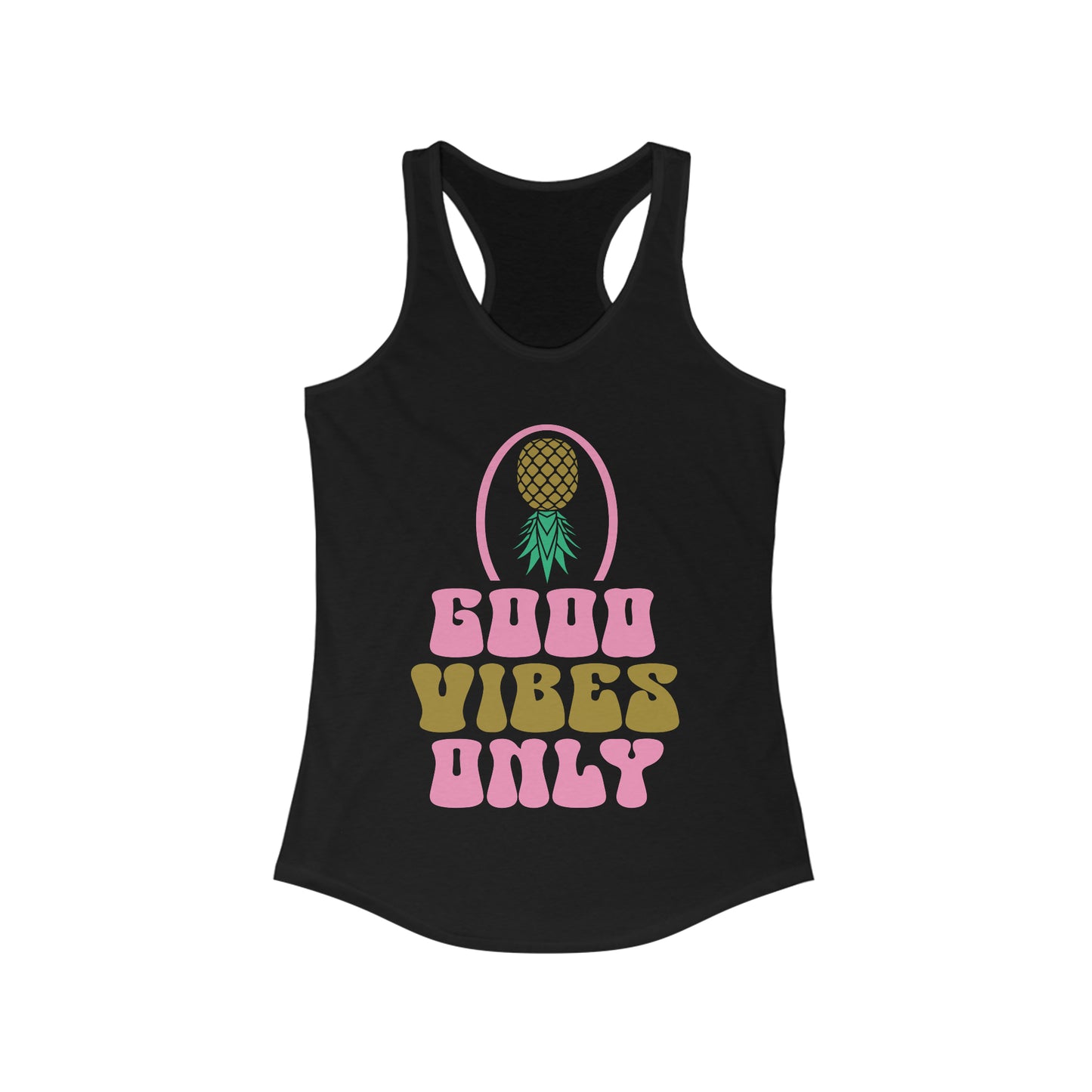 Good Vibes Only Tank for fitness gym & every day wear