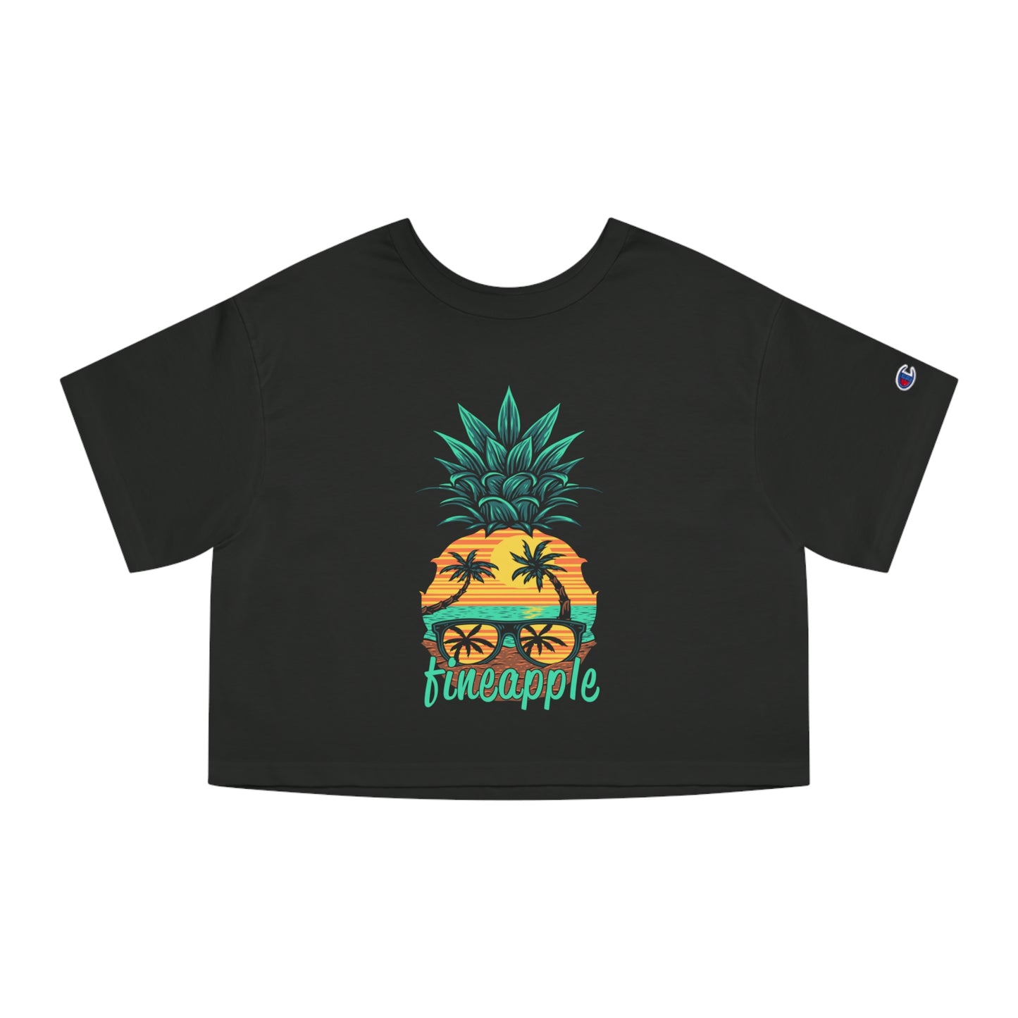 Fineapple wanderLuSt ADVENTURES Champion Women's Heritage Cropped T-Shirt