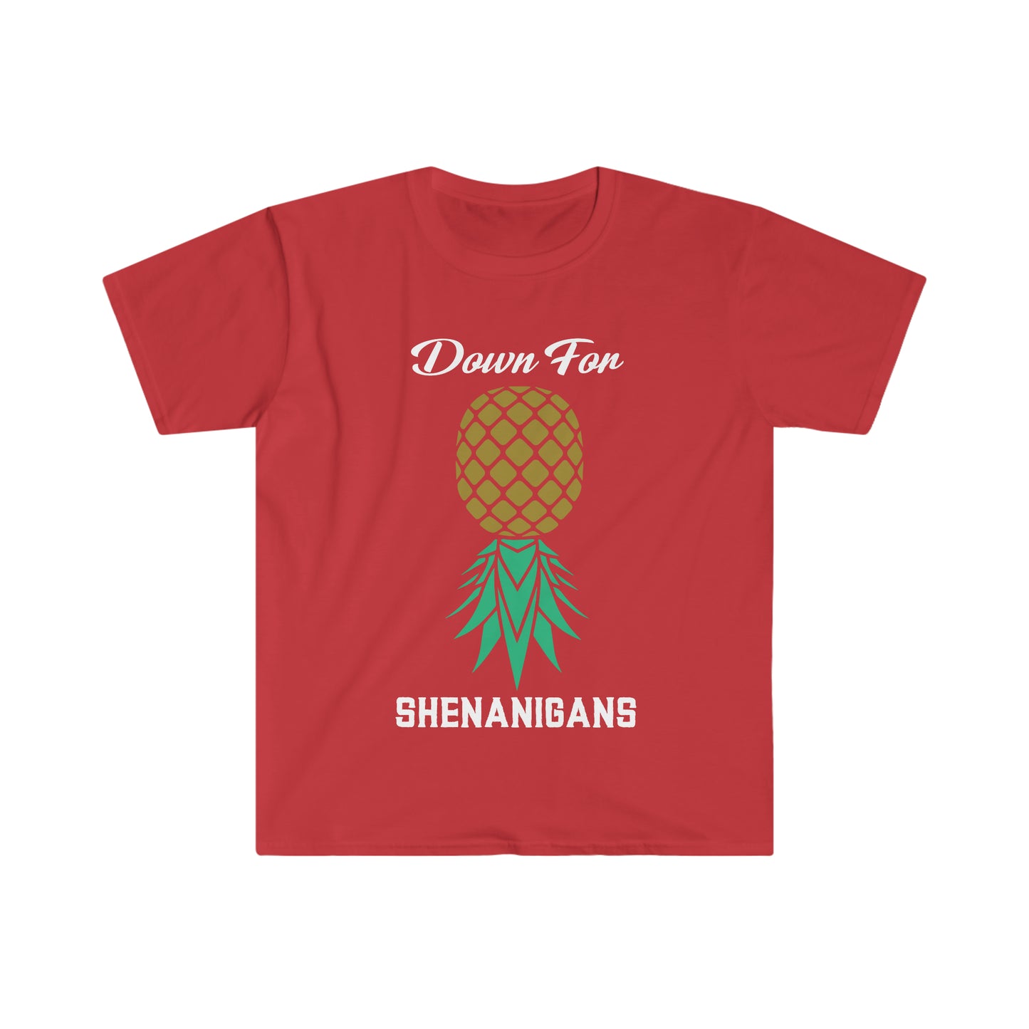 Down For Shenanigans Unisex Softstyle T-Shirt