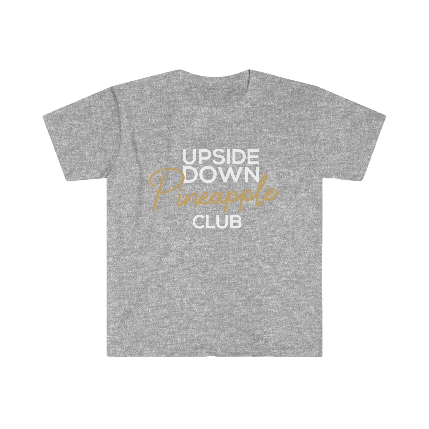Upside Down Pineapple Club Unisex Softstyle T-Shirt