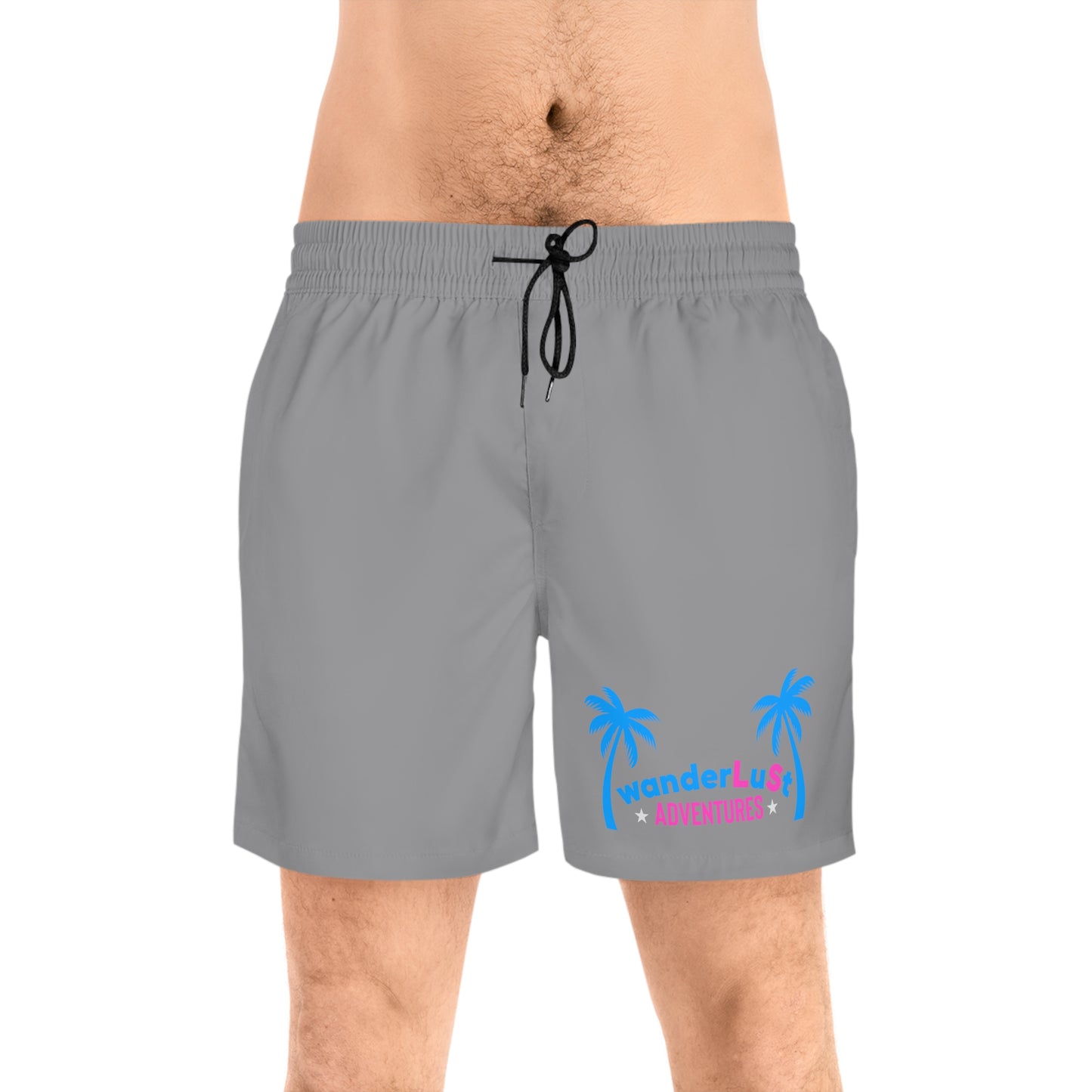 wanderLuSt ADVENTURES Men's Mid-Length Swim Shorts (AOP)