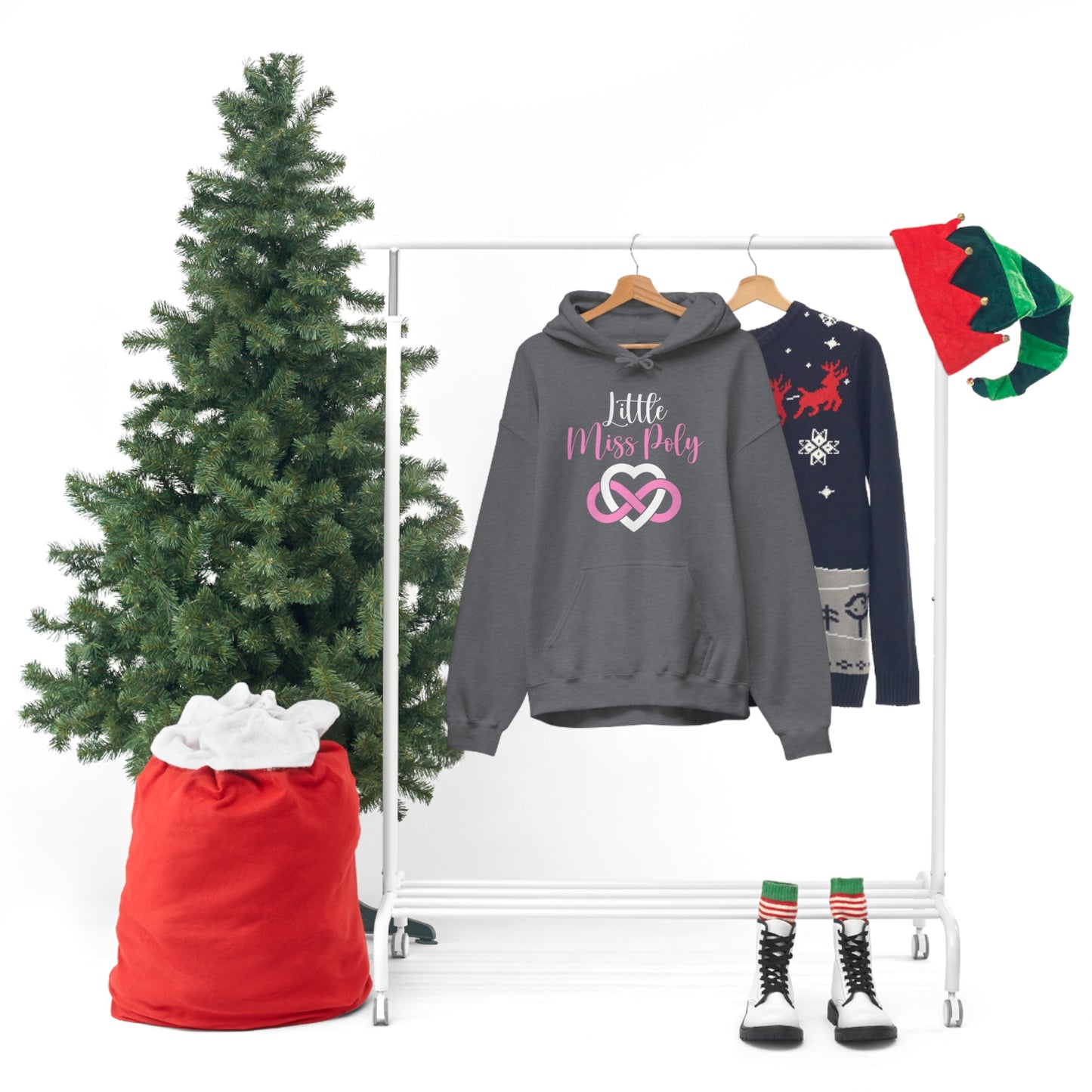 Little Miss Poly Unisex Heavy Blend™ Hooded Sweatshirt