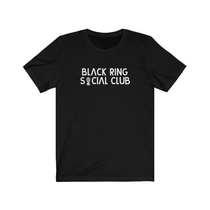 Black Ring Social Club Block Logo Unisex Tee