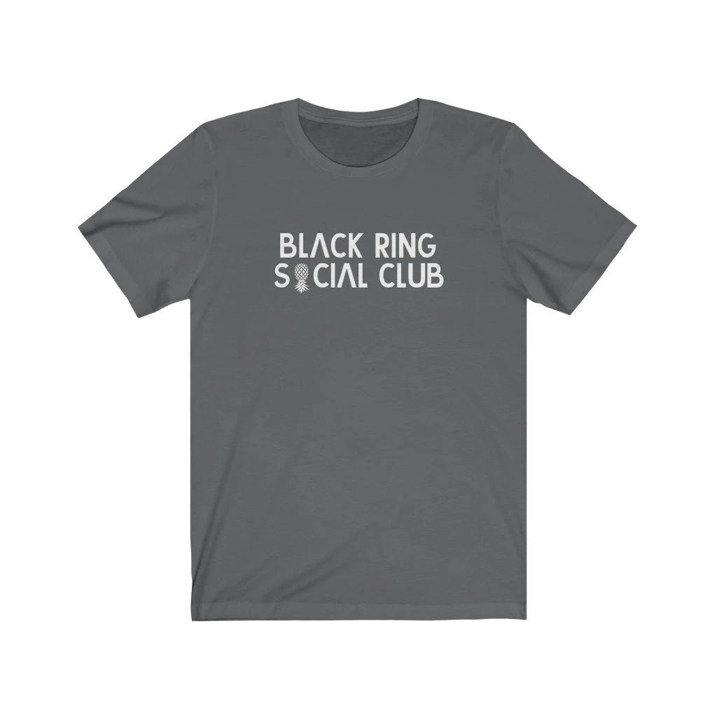 Black Ring Social Club Block Logo Unisex Tee