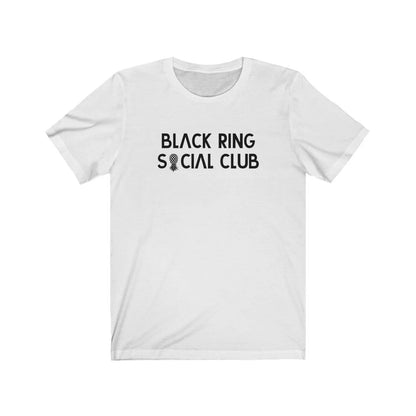 Black Ring Social Club Block Logo Unisex Tee