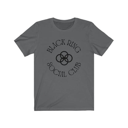Black Ring Social Club Circle Logo Unisex Tee