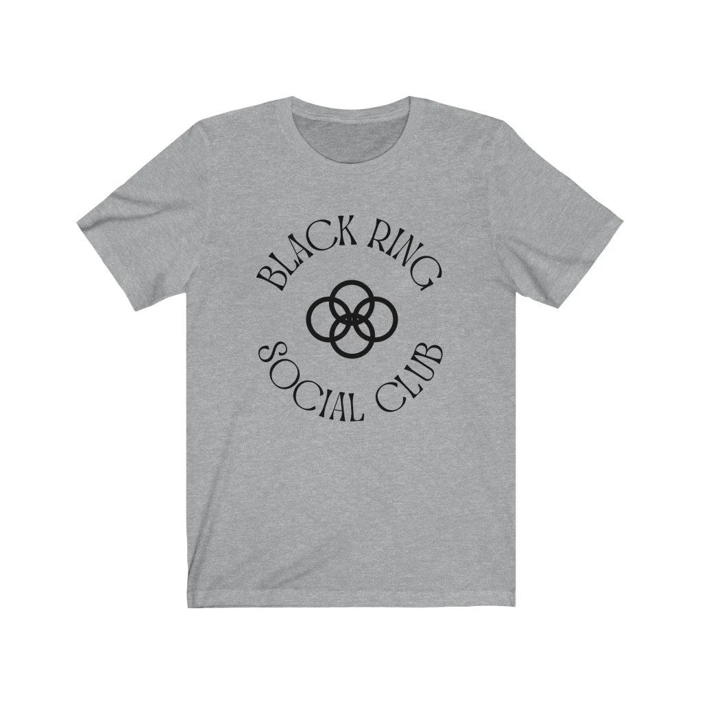 Black Ring Social Club Circle Logo Unisex Tee