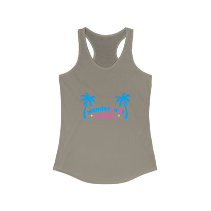 wanderLuSt ADVENTURES Women's Ideal Racerback Tank for fitness gym & every day wear