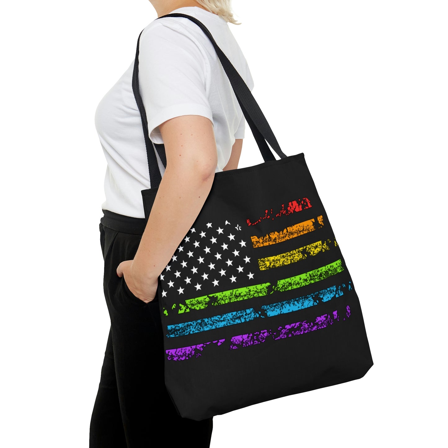 LGBT Flag Tote Bag (AOP)