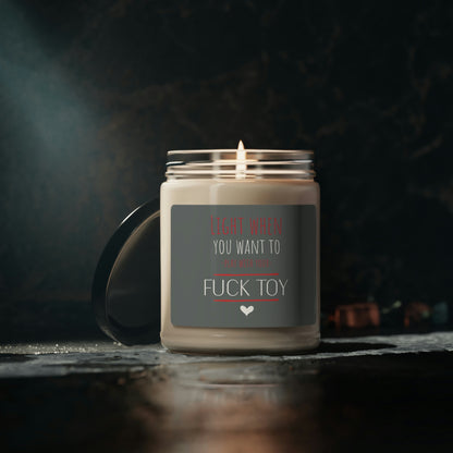 F*ck Toy Sexy Time Scented Soy Candle, 9oz