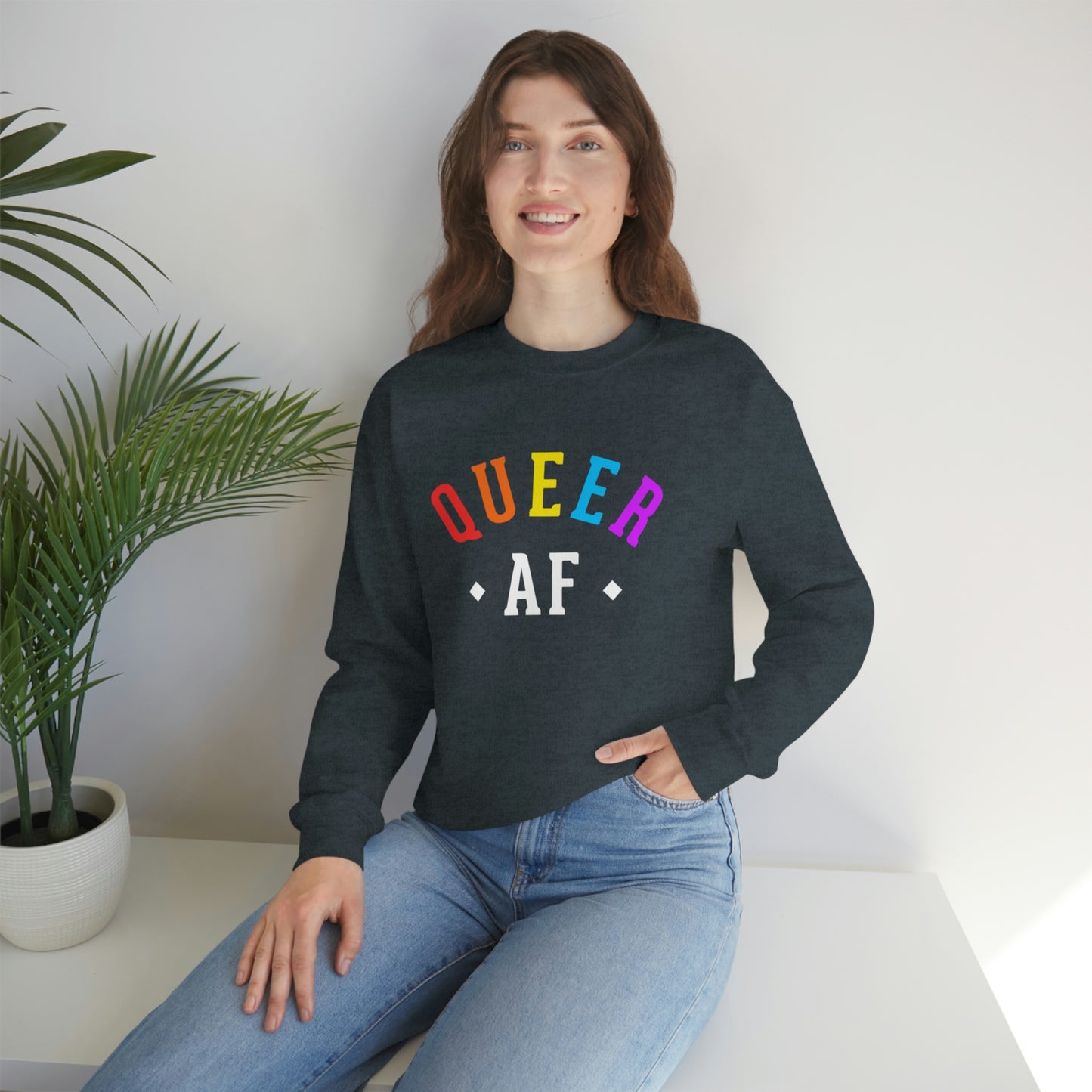 Queer AF Unisex Sweatshirt