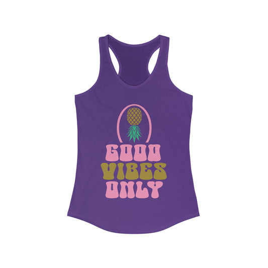 Good Vibes Only Tank for fitness gym & every day wear