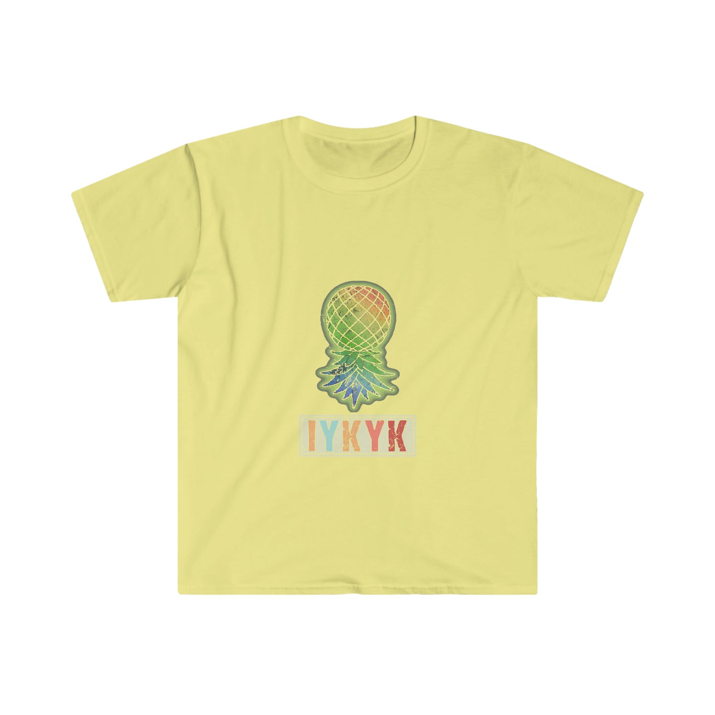IYKYK Upside Down Pineapple Unisex Softstyle T-Shirt