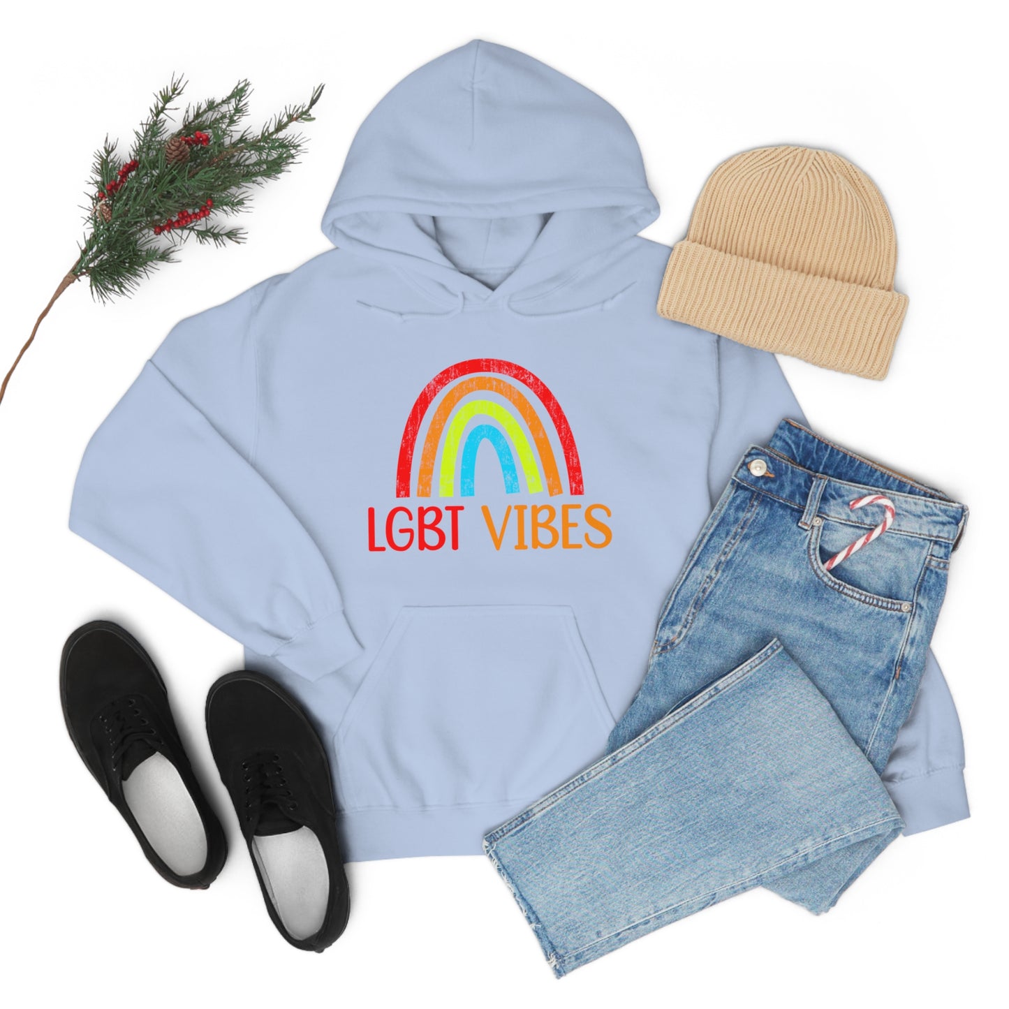 LGBT Vibes Unisex Heavy Blend™ Hooded Sweatshirt