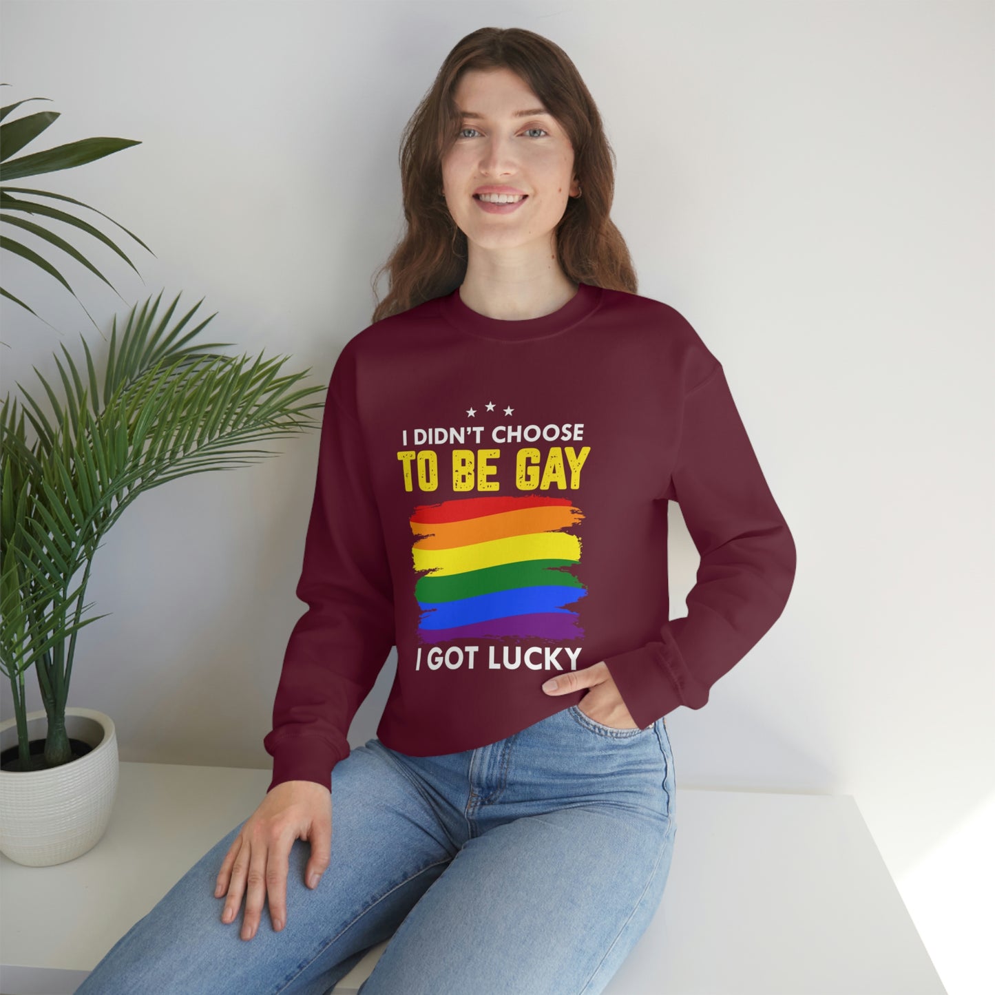 To Be Gay Unisex Heavy Blend™ Crewneck Sweatshirt