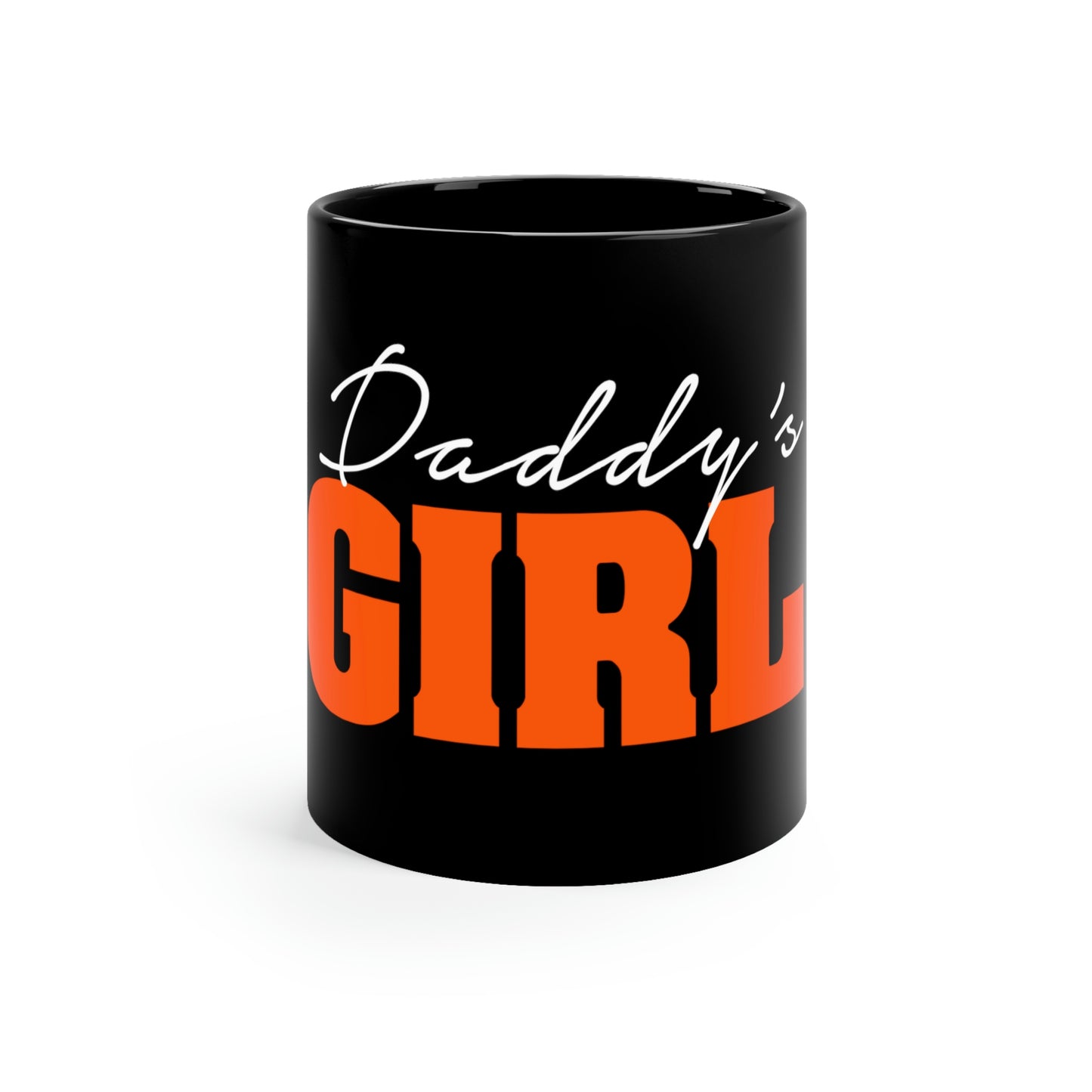 Daddy's Girl Black Mug